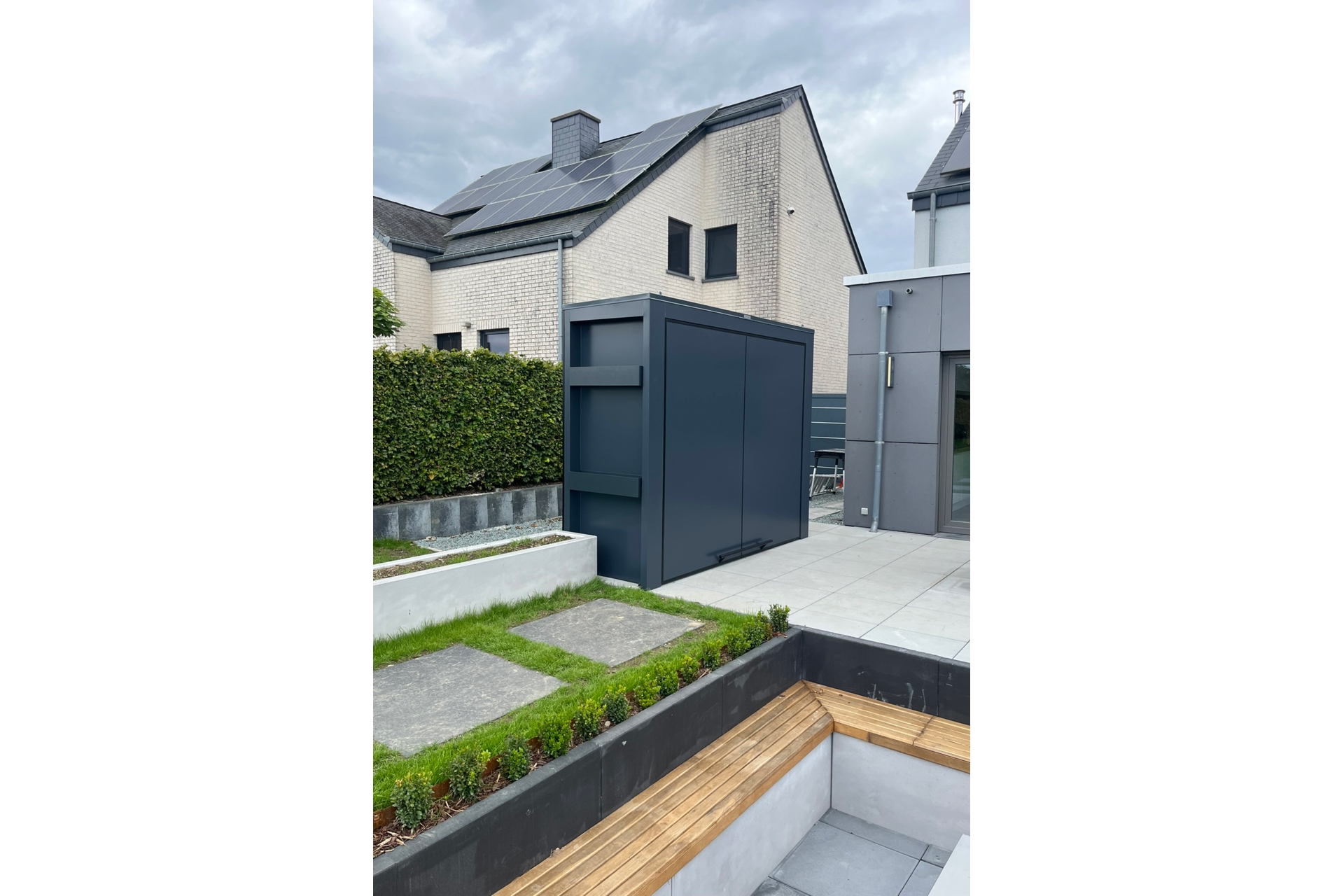 Kuchnia ogrodowa zamykana Island Dibond