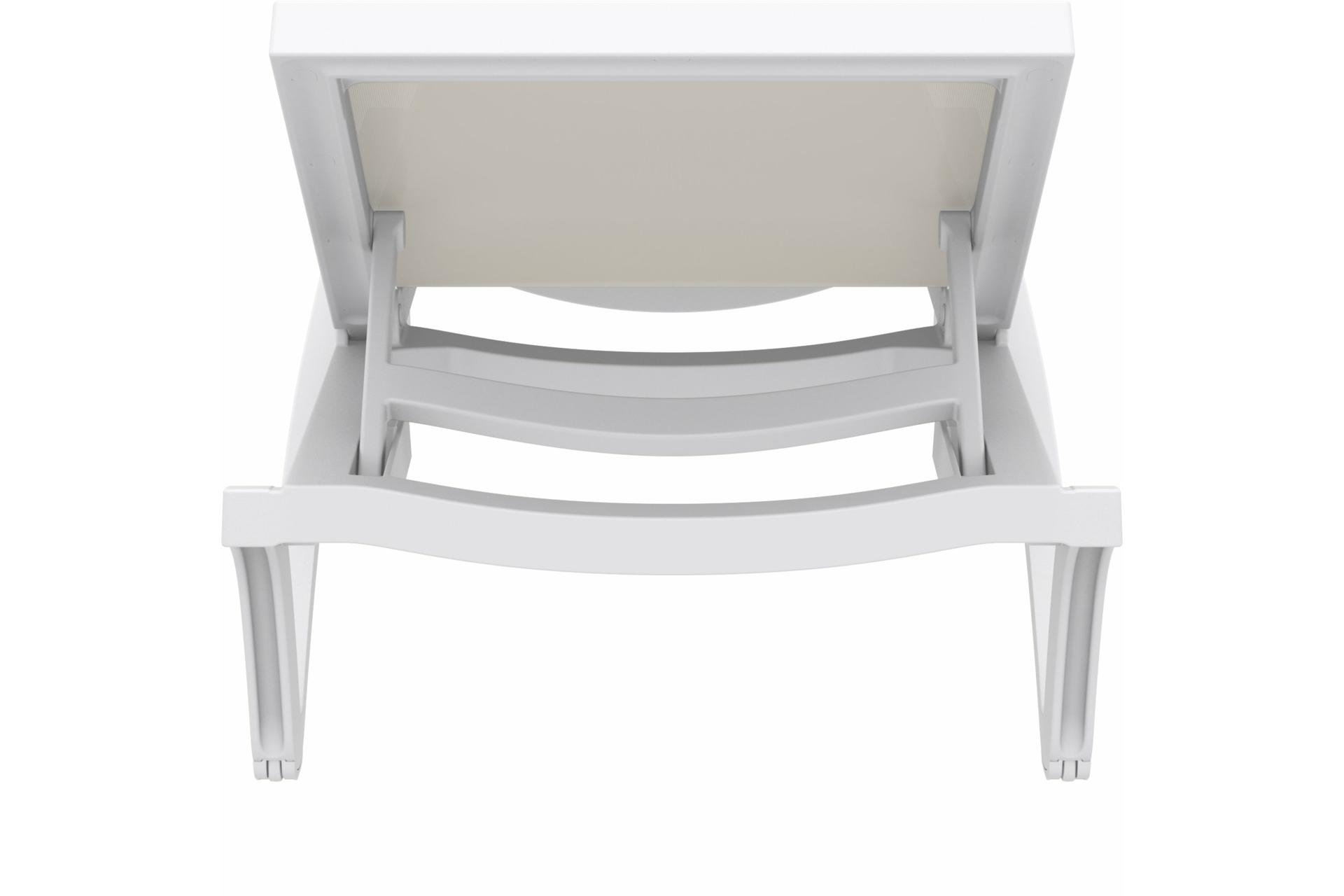 Leżak ogrodowy Siesta Pacific White / Taupe