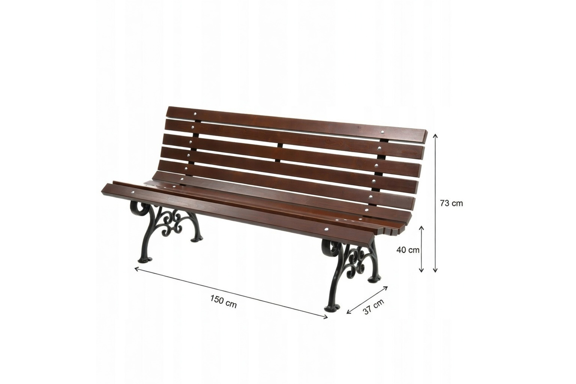 Ławka żeliwna Baster Vesta