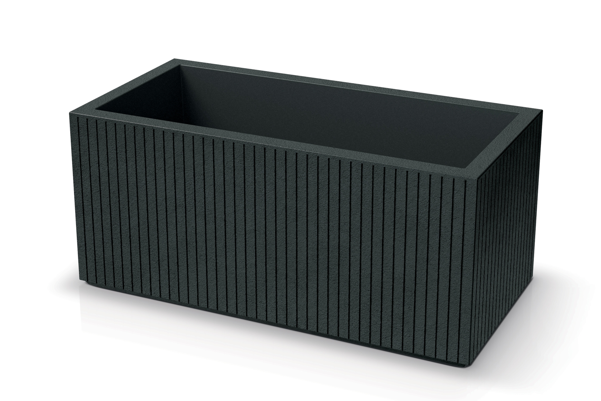 Donica ogrodowa Prosperplast Coro Case Charcoal 58 l
