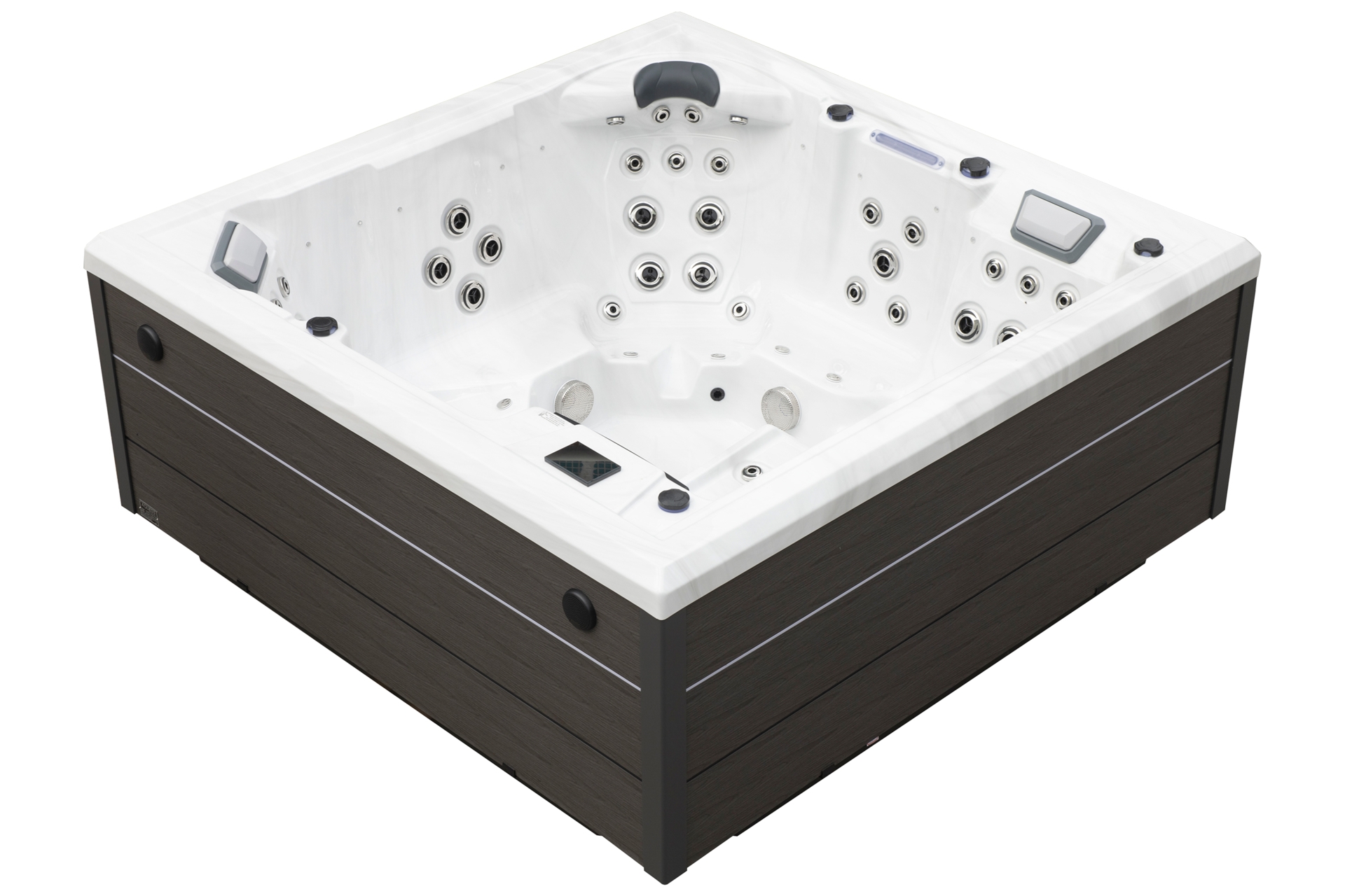 Wanna ogrodowa z hydromasażem Aquess Lunari 5102 5-osobowa