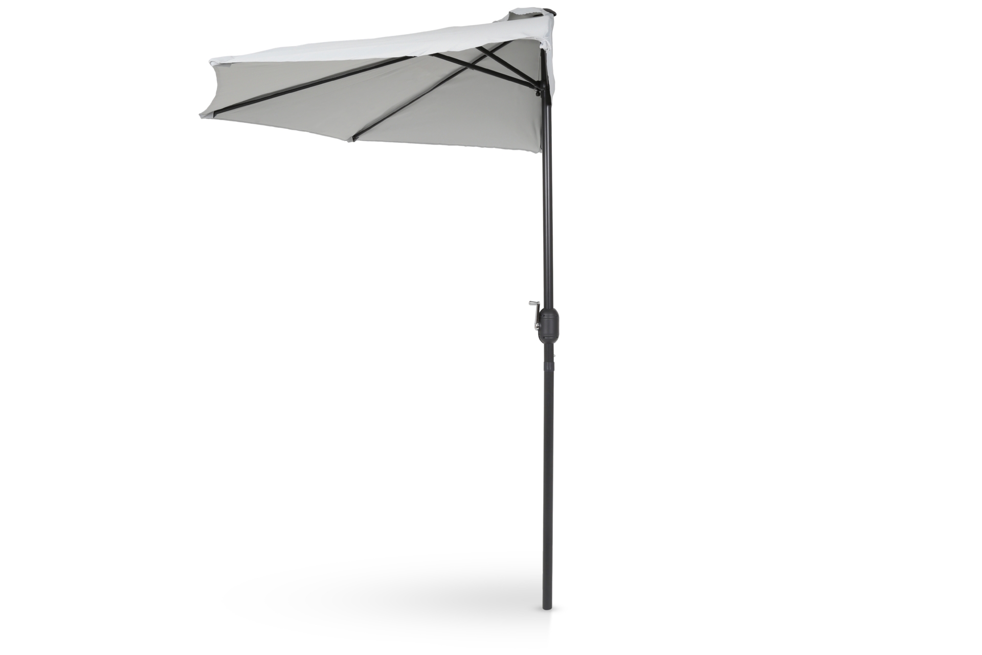 Parasol na balkon połówkowy Bima 140 cm Grey / Light Grey