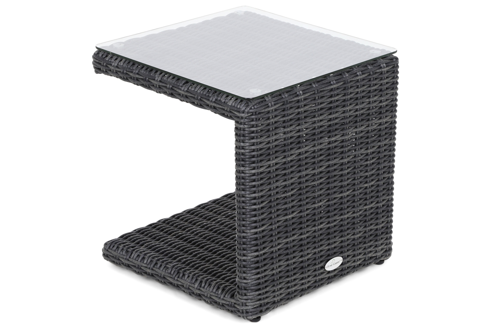 Zestaw leżaków ogrodowych z technorattanu Marbella Grey / Grey Melange ze stolikiem