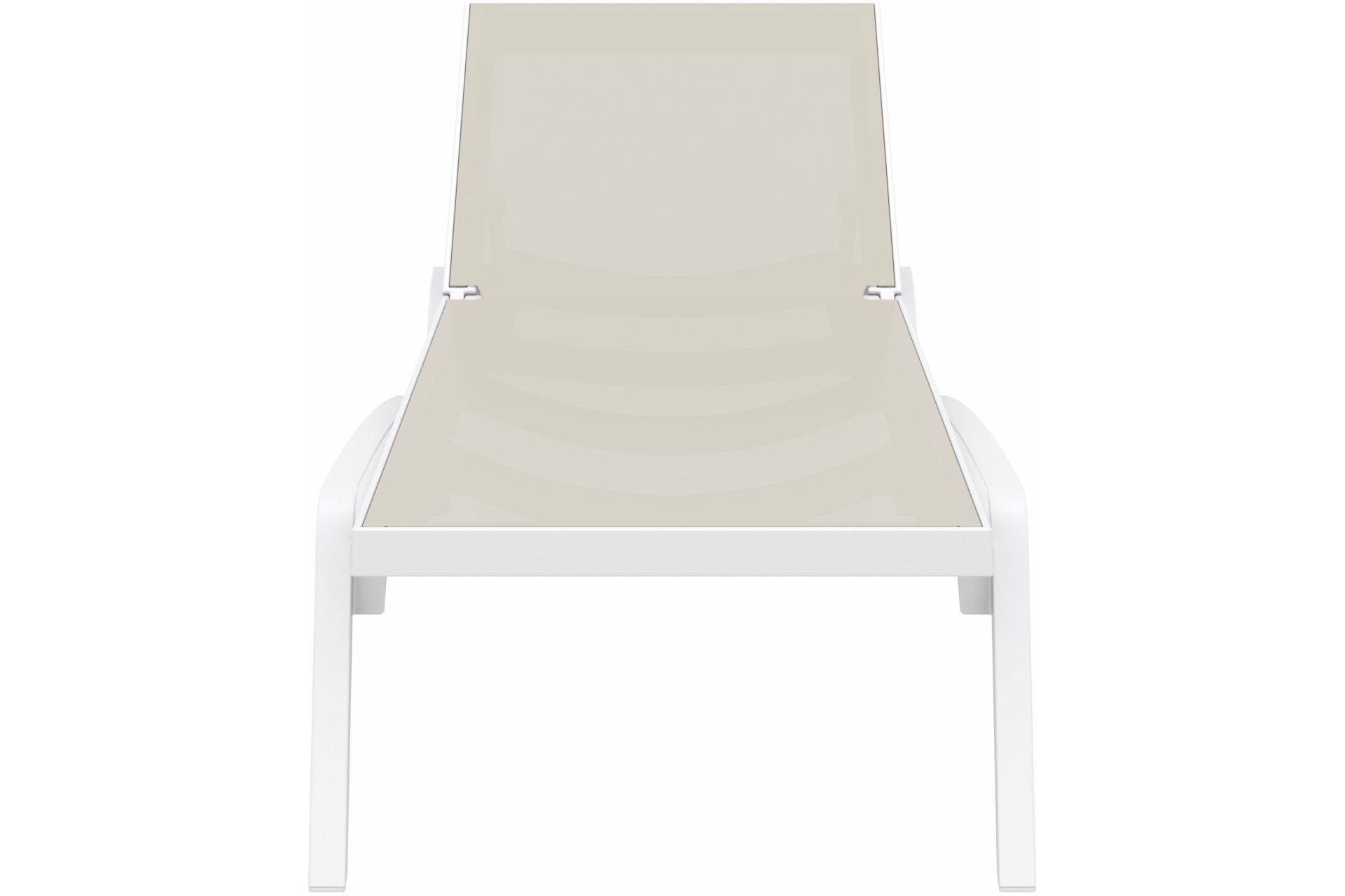 Leżak ogrodowy Siesta Pacific White / Taupe