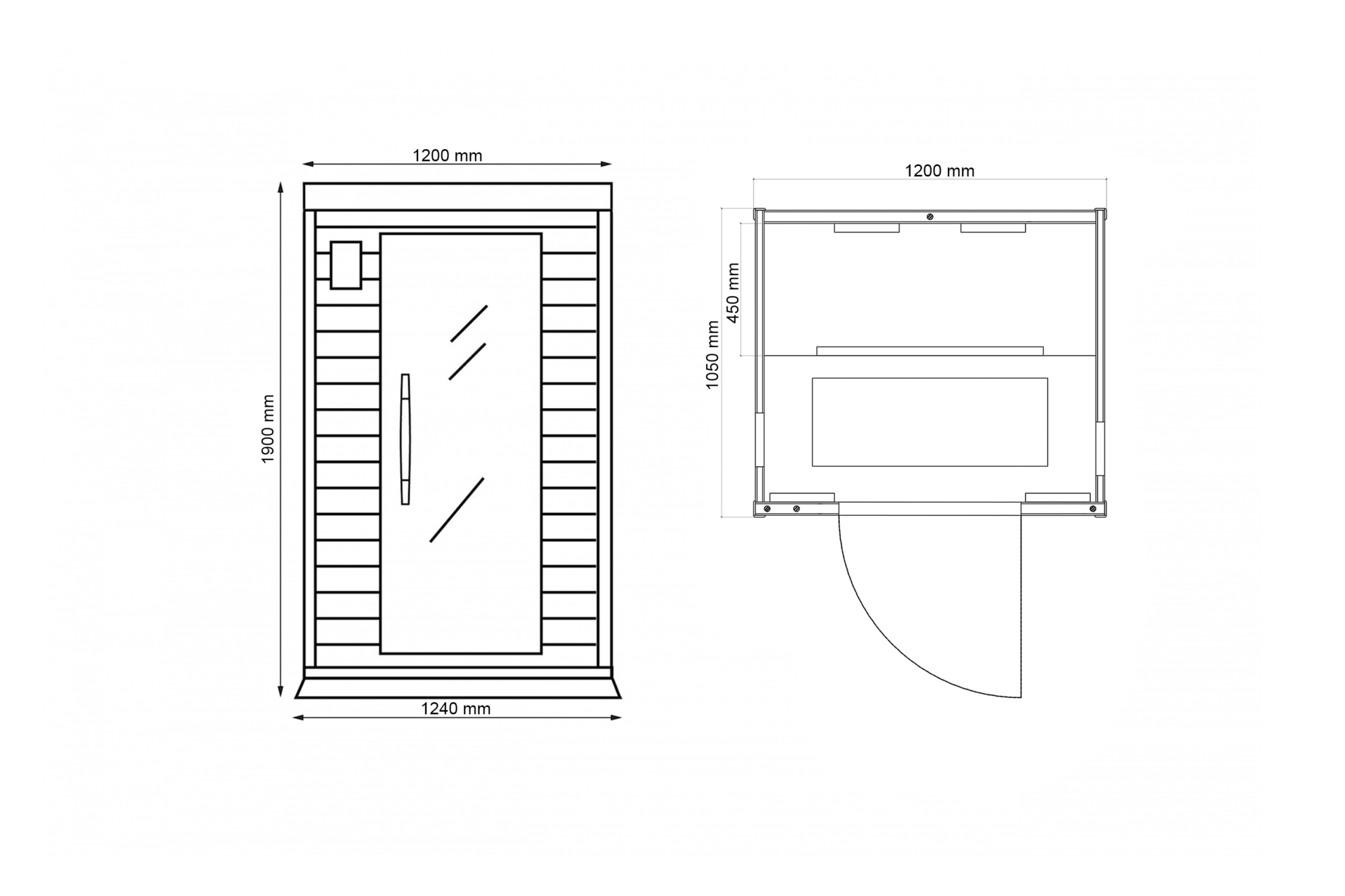 Sauna infrared DH2 White z koloroterapią