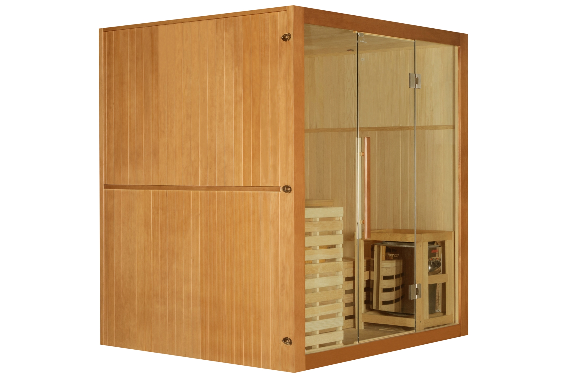 Sauna fińska Nordum Solea 4-osobowa brązowa II. gatunek