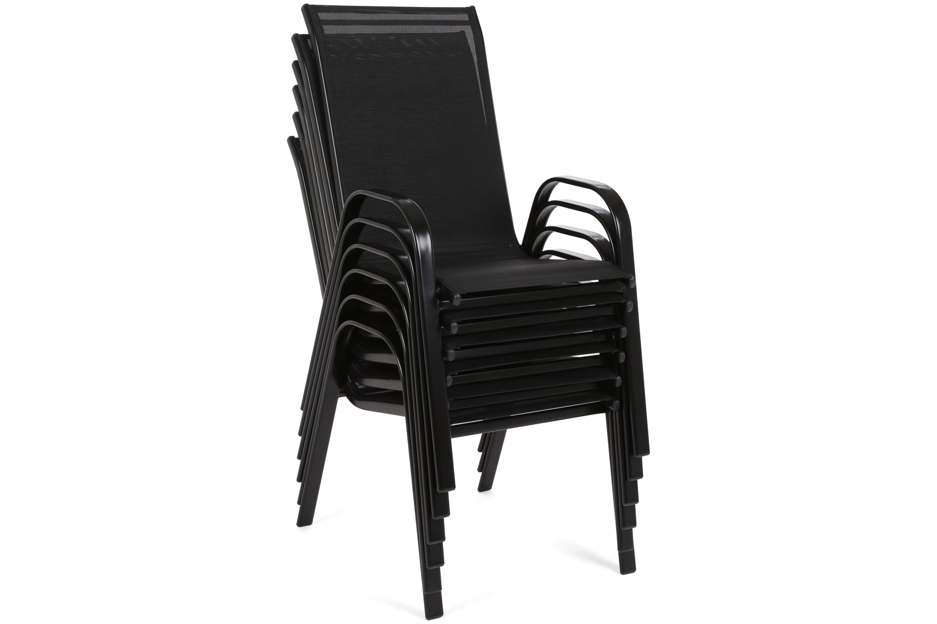 Krzesło ogrodowe metalowe Sevilla Black / Black