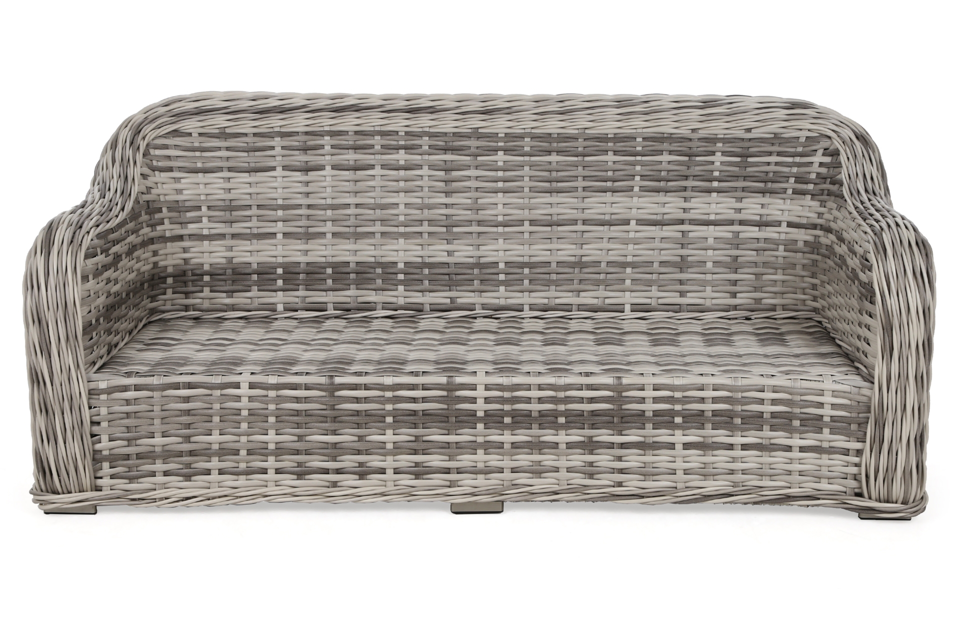 Meble ogrodowe technorattanowe Foggia Light Grey / Grey