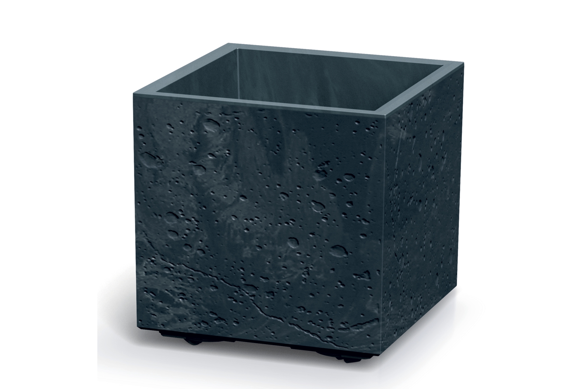 Donica ogrodowa Prosperplast Sierra Square Beton Effect Anthracite 13 l