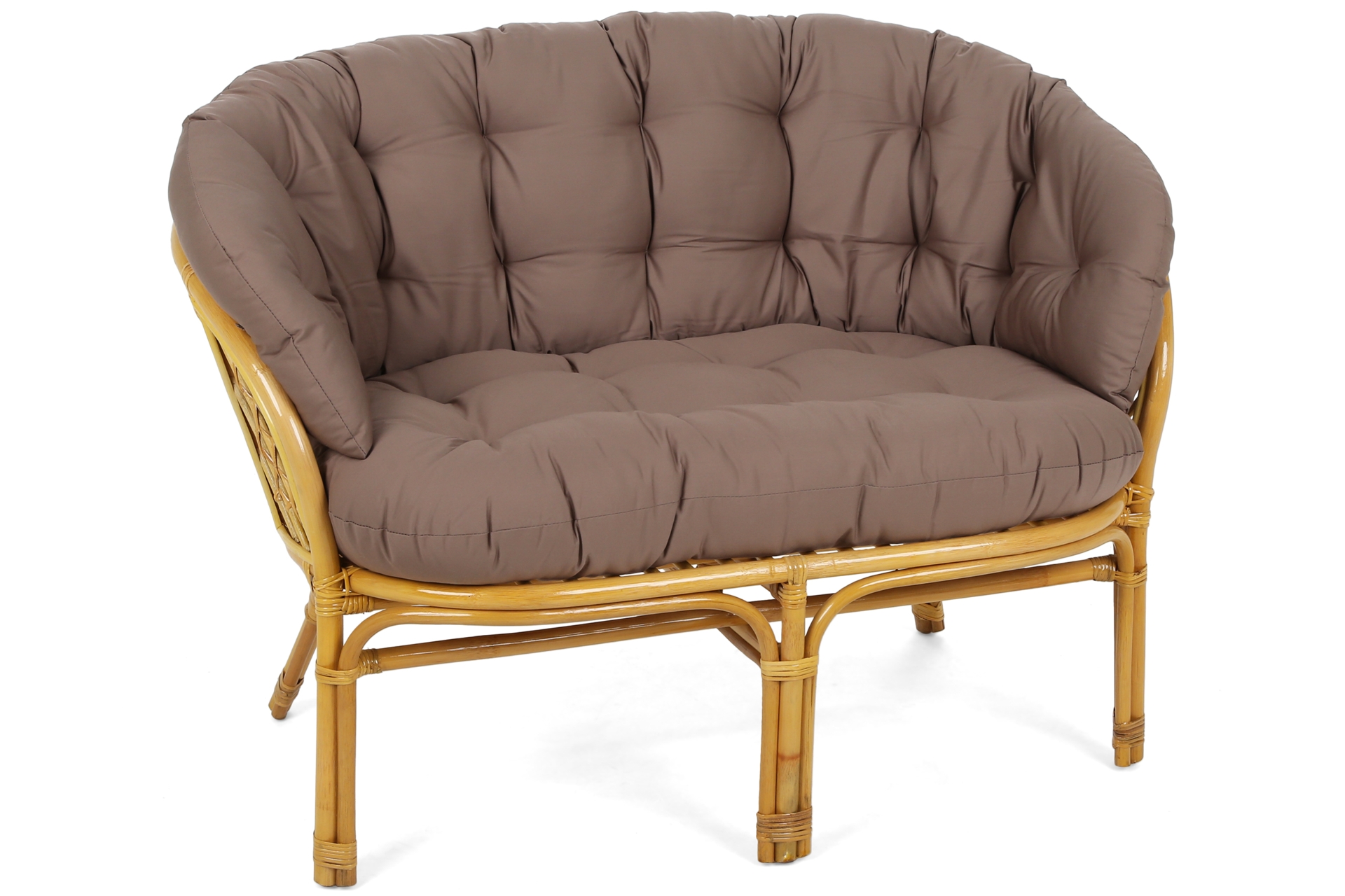 Meble ogrodowe rattanowe Bahama Honey / Cappuccino 3+1