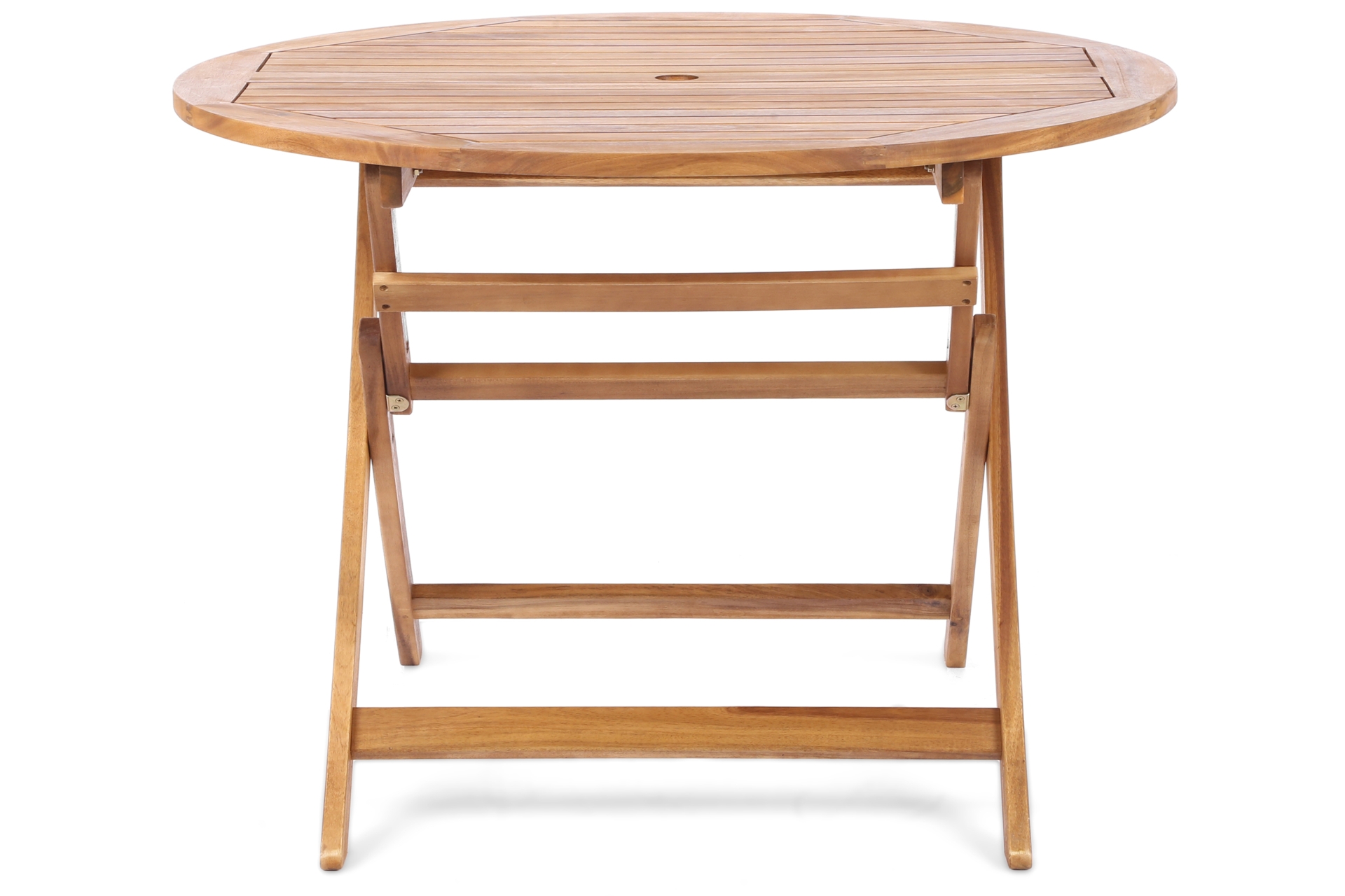 Meble ogrodowe drewniane Akacja Round Cross 4+1