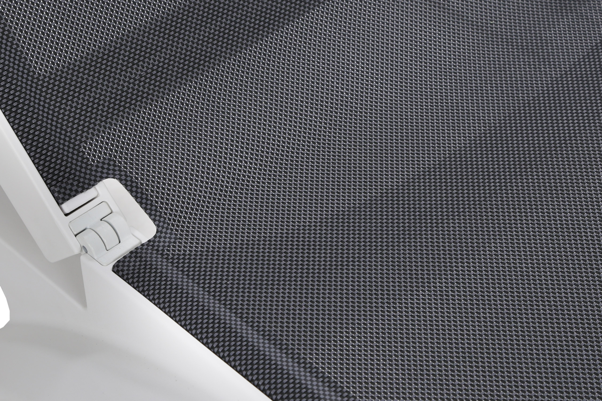 Zestaw leżaków ogrodowych Monako White / Dark Grey ze stolikiem 