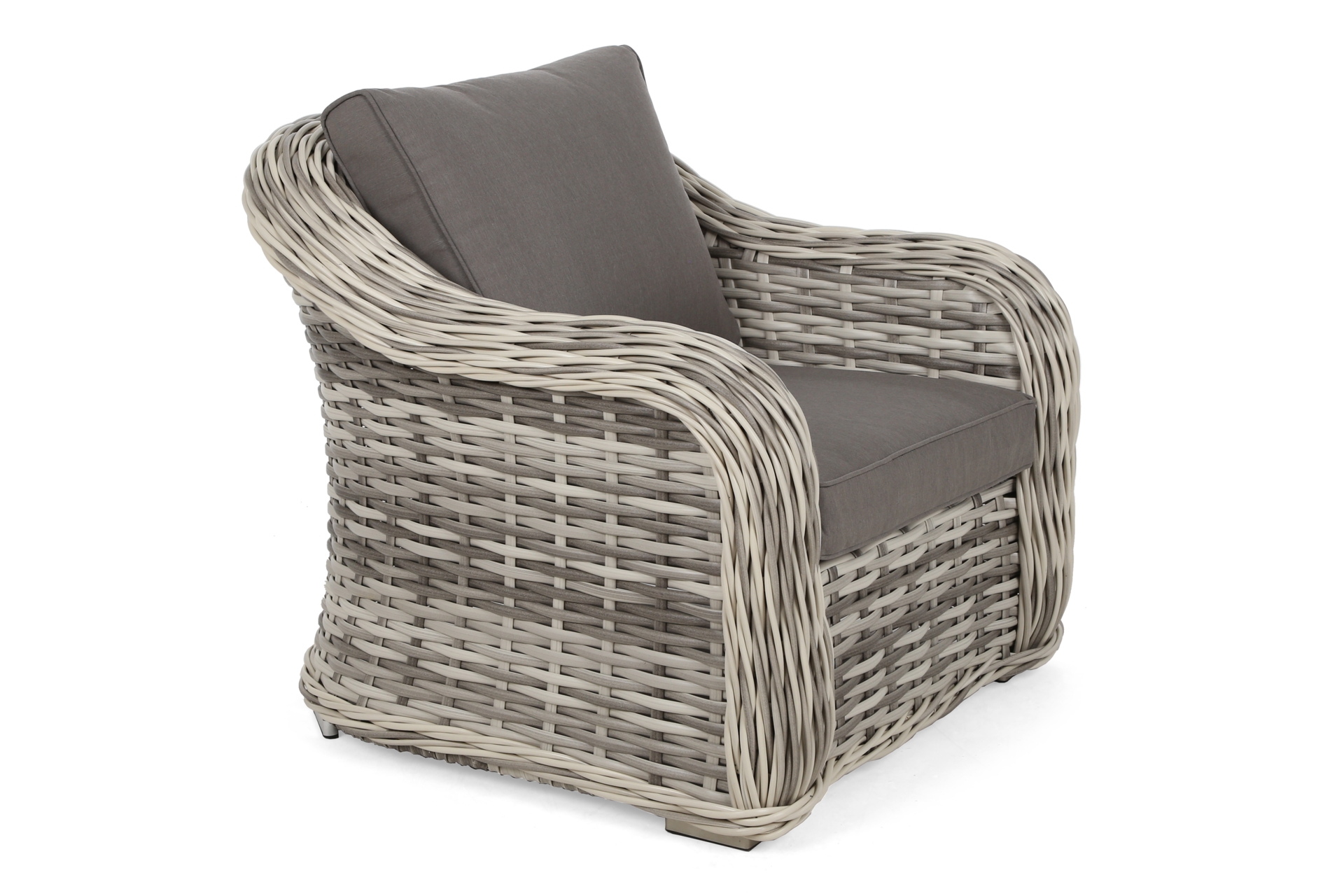 Meble ogrodowe technorattanowe Foggia Light Grey / Grey
