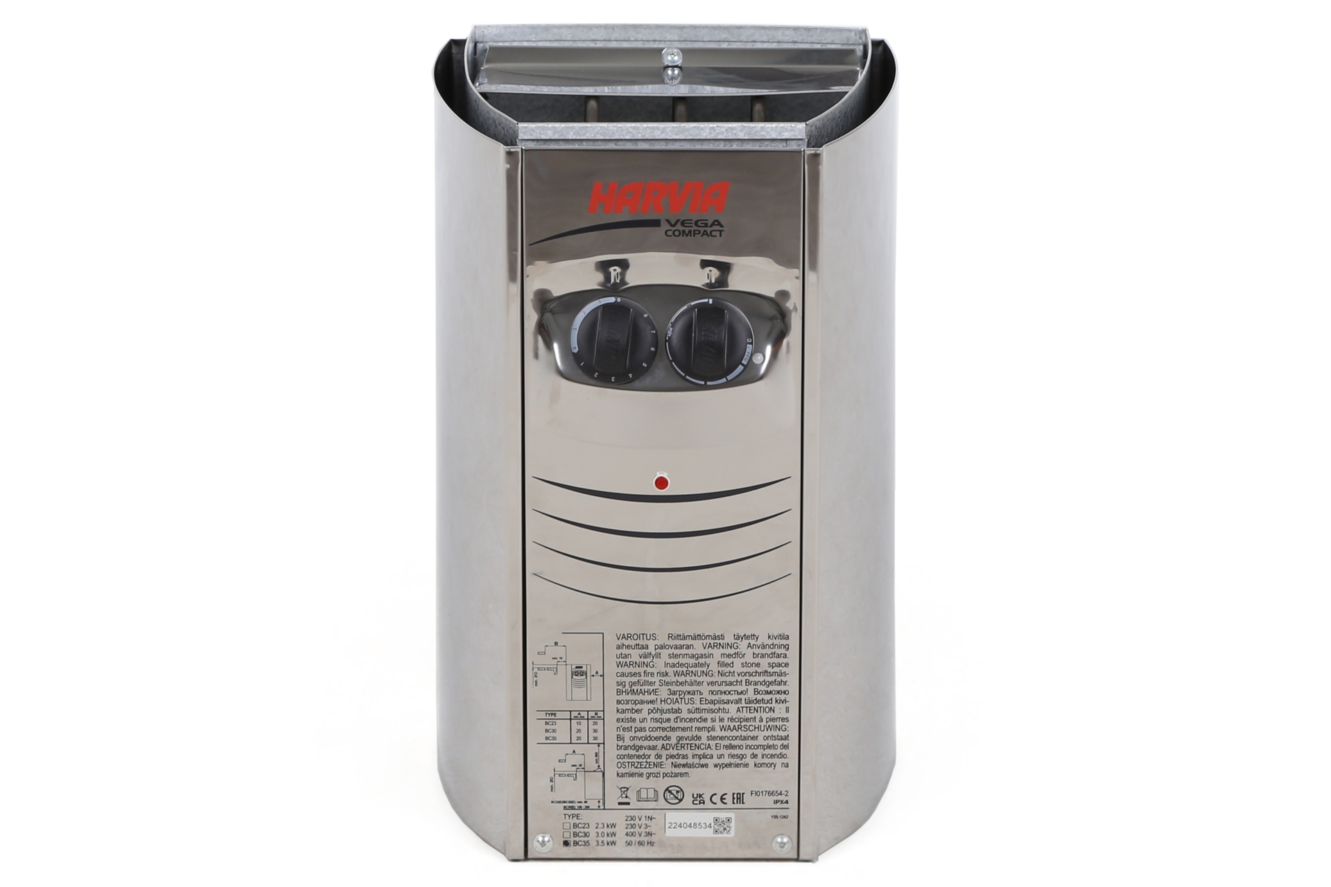 Piec elektryczny do sauny Harvia 3,5 kW II. gatunek