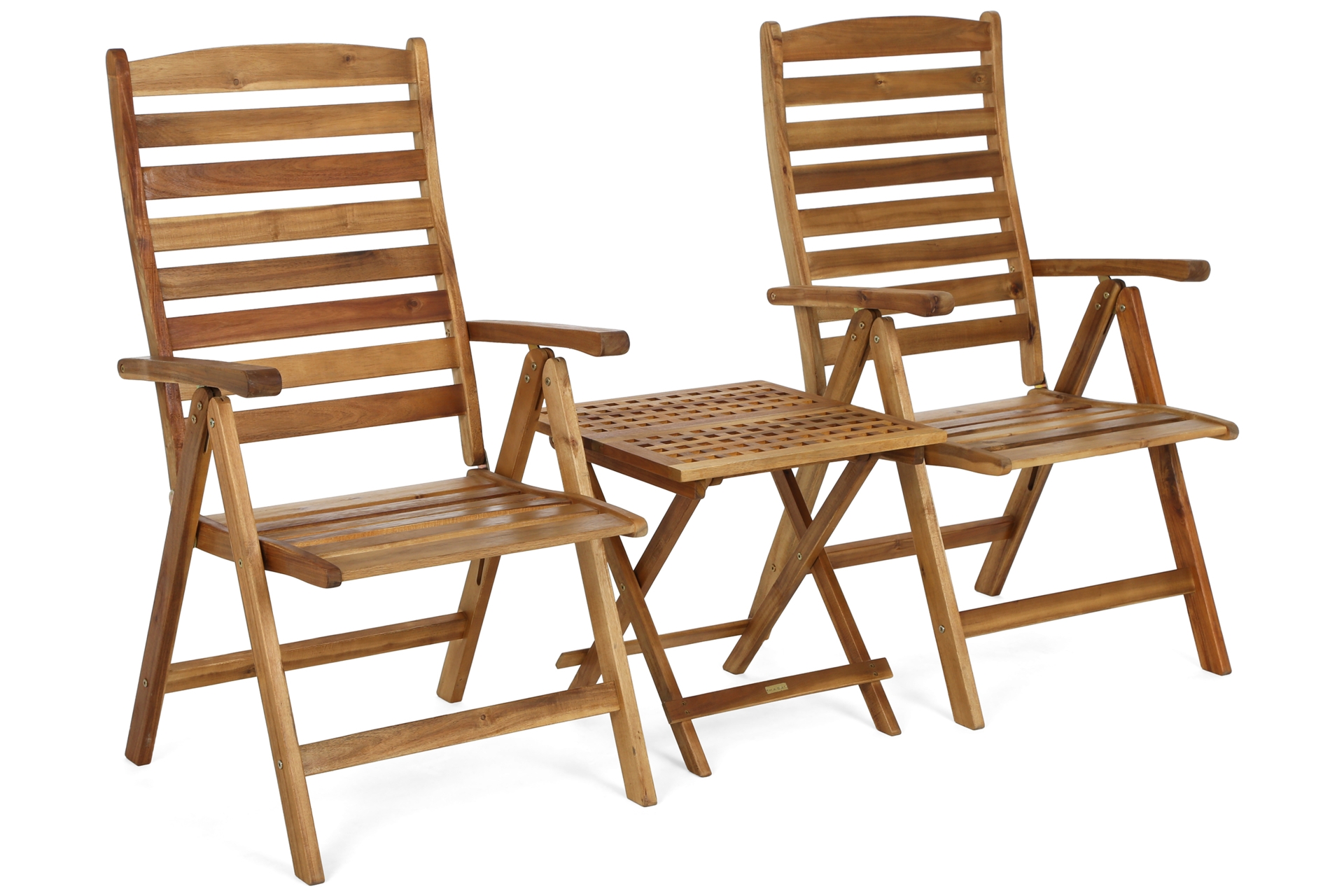 Meble ogrodowe drewniane Akacja 50 cm 2+1