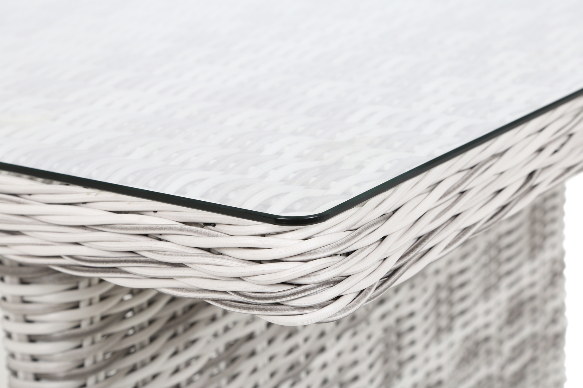 Narożny zestaw mebli ogrodowych lewy California Light Grey / Grey Melange