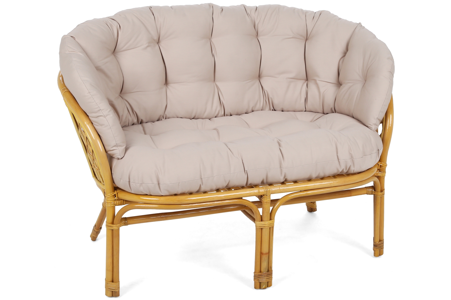 Meble ogrodowe rattanowe Bahama Honey / Cream 3+1