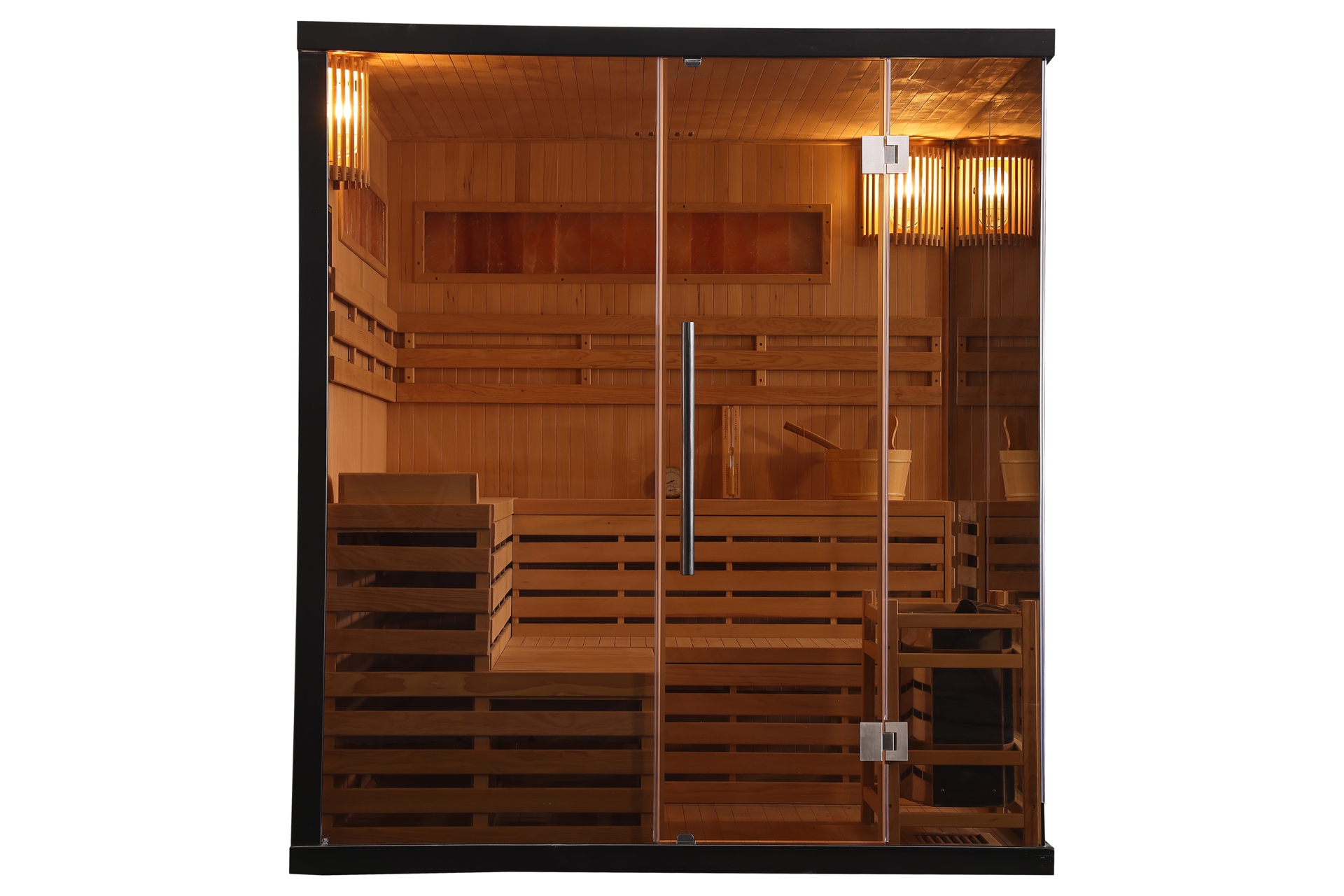 Sauna fińska Nordum Solea Edge 5-osobowa czarna