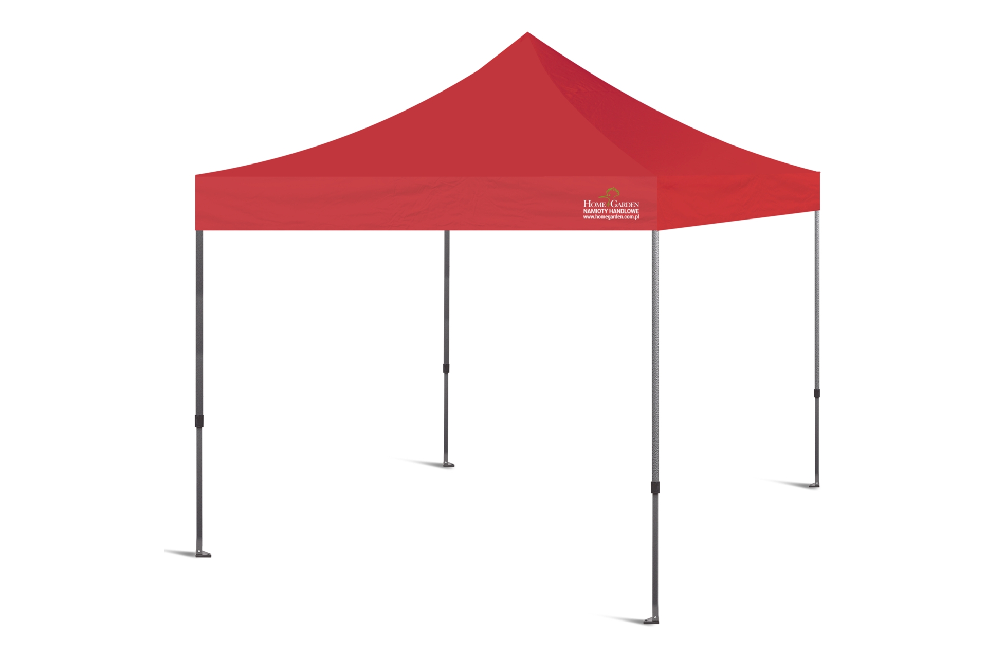 Namiot handlowy 300 x 300 cm czerwony