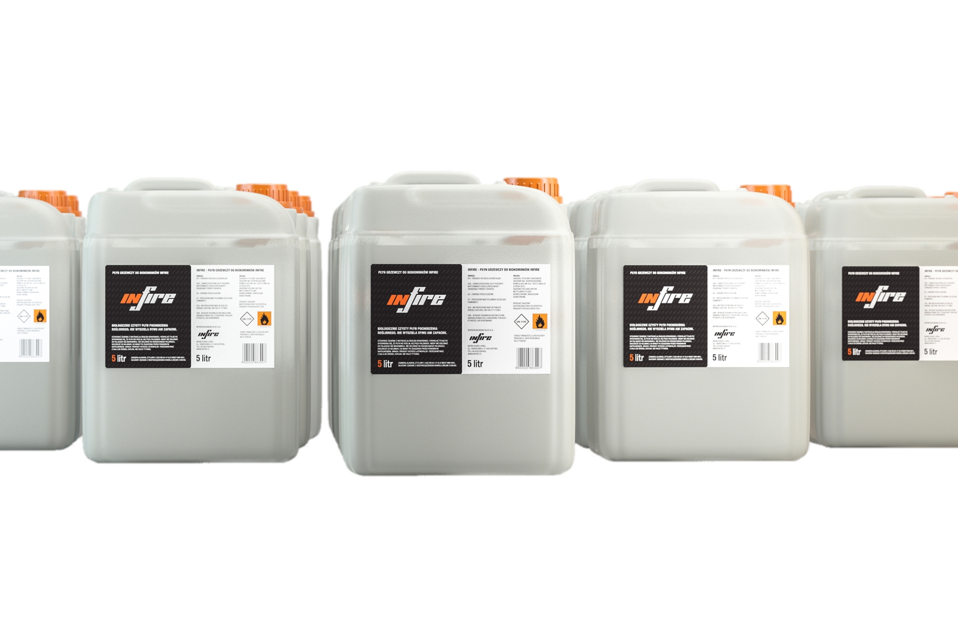 Biopaliwo do biokominków Infire 5 l
