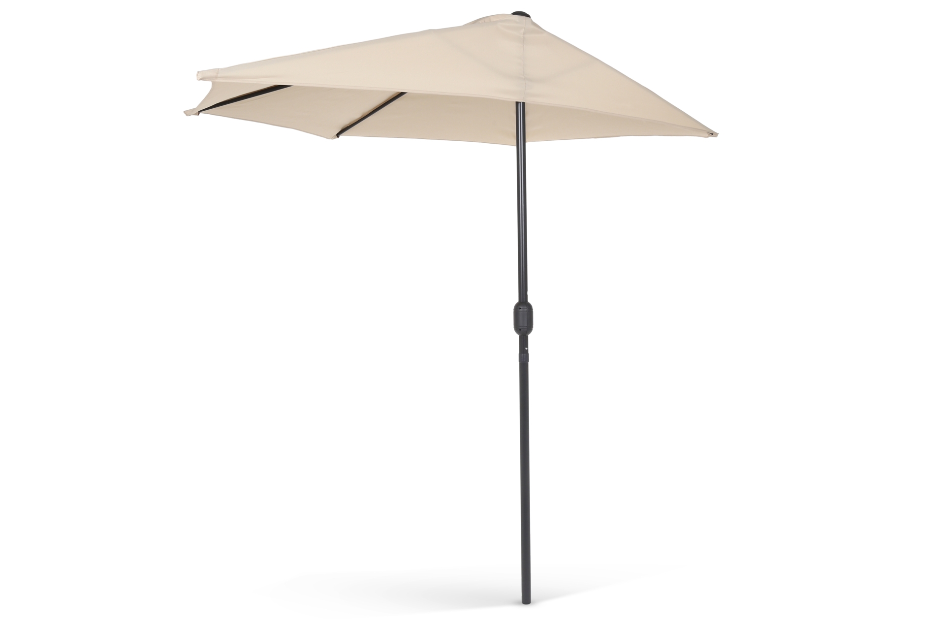 Parasol na balkon połówkowy Bima 140 cm Grey / Ecru