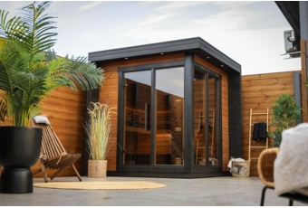 Sauna fińska zewnętrzna Leil® Saunas Patio S 4-osobowa