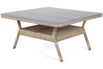 Narożne meble ogrodowe technorattanowe Windsor Beige / Beige Melange