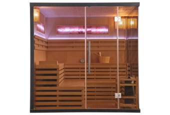 Sauna fińska Nordum Solea Edge 4-osobowa czarna