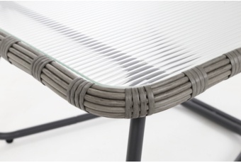 Meble ogrodowe technorattanowe Palermo Grey / Grey