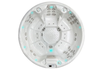 Wanna ogrodowa z hydromasażem Aquess Recharge 3101 7-osobowa Sterling White / Light Grey