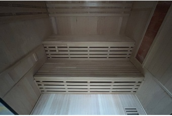 Sauna fińska Nordum Solea 4-osobowa brązowa II. gatunek