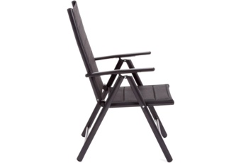 Meble ogrodowe aluminiowe Ibiza 185 cm Black / Black 8+1