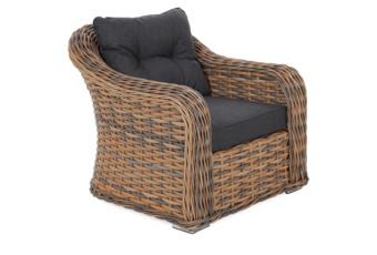 Meble ogrodowe technorattanowe Foggia Flex Ginger Melange / Dark Grey