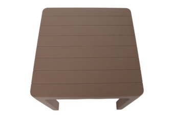 Zestaw leżaków ogrodowych Monako Taupe / Taupe ze stolikiem 