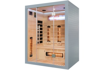 Sauna infrared Nordum Solea 3-osobowa szara