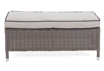 Narożny zestaw mebli ogrodowych Termoli Cloudy Grey / Light Grey