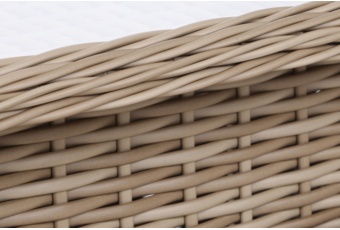 Narożny zestaw mebli ogrodowych Foggia Comfort Beige / Beige Melange