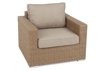 Meble ogrodowe technorattanowe Perugia Light Brown / Brown Melange