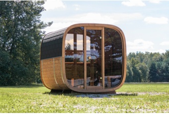 Sauna fińska zewnętrzna Leil® Saunas Dice Dual 4-osobowa