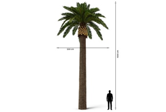 Sztuczna palma daktylowa 10 m