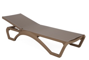Leżak ogrodowy Monako Taupe / Taupe