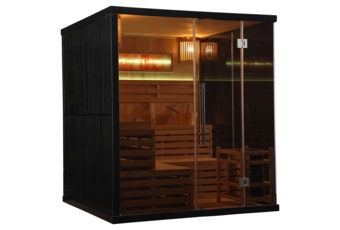 Sauna fińska Nordum Solea Edge 5-osobowa czarna