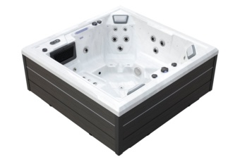 Wanna ogrodowa z hydromasażem Aquess Lunari 3101 3-osobowa