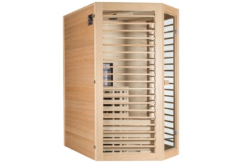 Sauna infrared narożna EF3CR Natural z koloroterapią