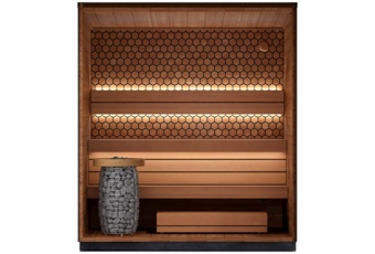 Sauna fińska zewnętrzna Leil® Saunas Viva 210 3-osobowa