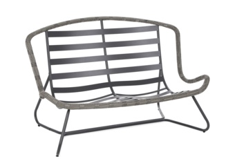 Meble ogrodowe technorattanowe Palermo Round Grey / Grey