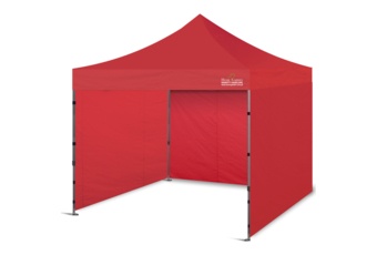 Namiot handlowy 300 x 300 cm czerwony