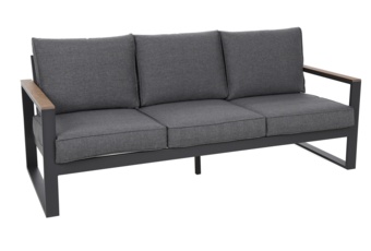 Meble ogrodowe aluminiowe Sorrento Polywood Grey / Grey Melange