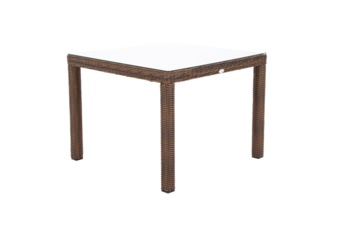 Meble ogrodowe technorattanowe Bristol Square Brown / Brown Melange 4+1