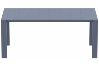 Stół Siesta Vegas 180+40 cm Dark Grey